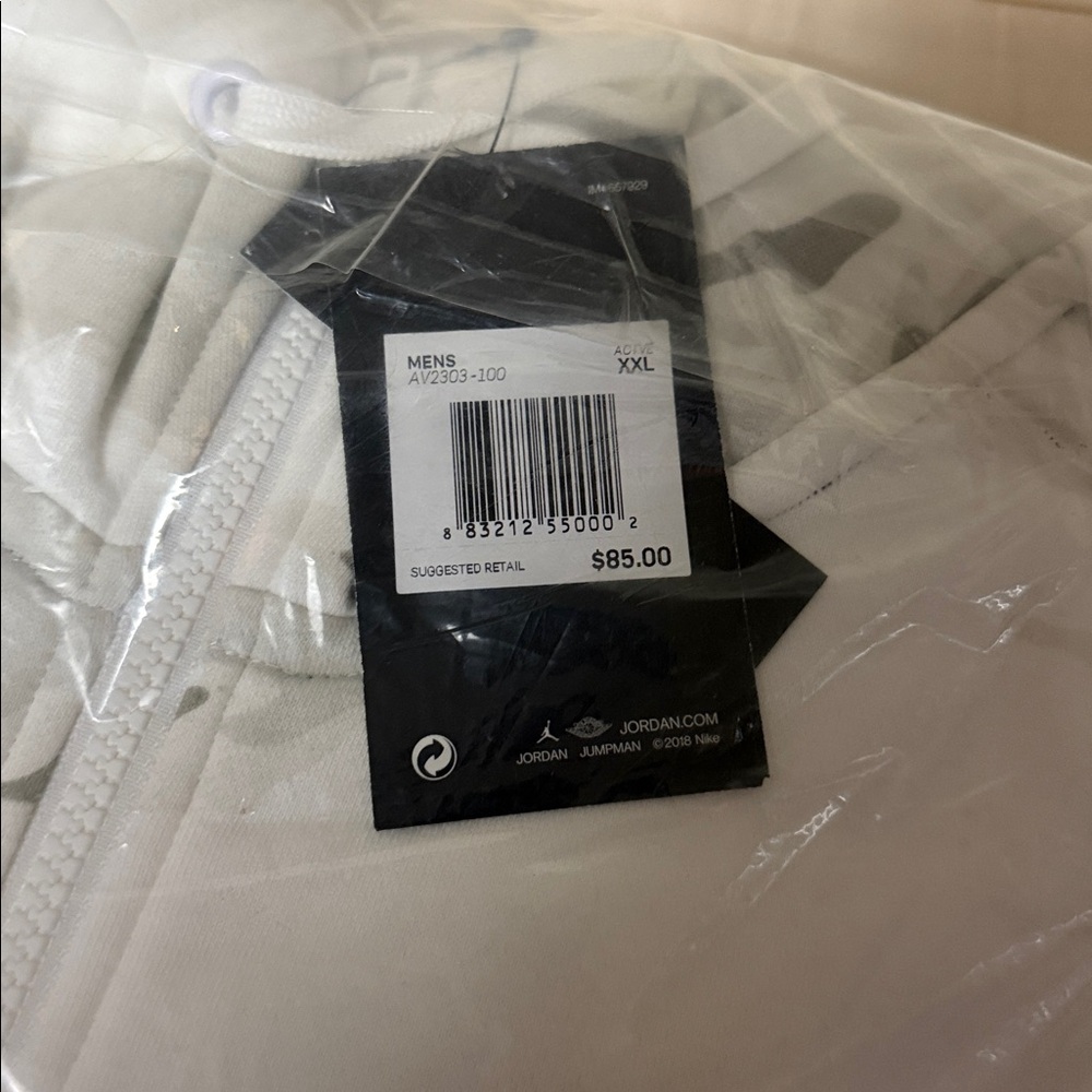 Jordan Men's White Hoodie XXL Jordan camo white av2303